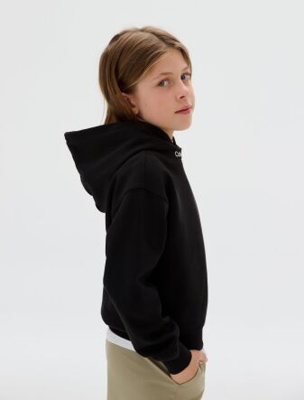 NECK EMBRO LOGO TERRY HOODIE