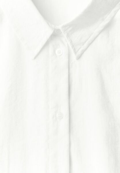 Buttoned shirtcollar blouse w