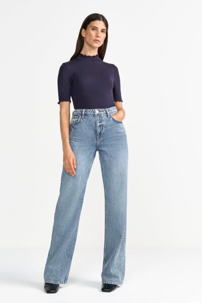 Rib Frill Shirt