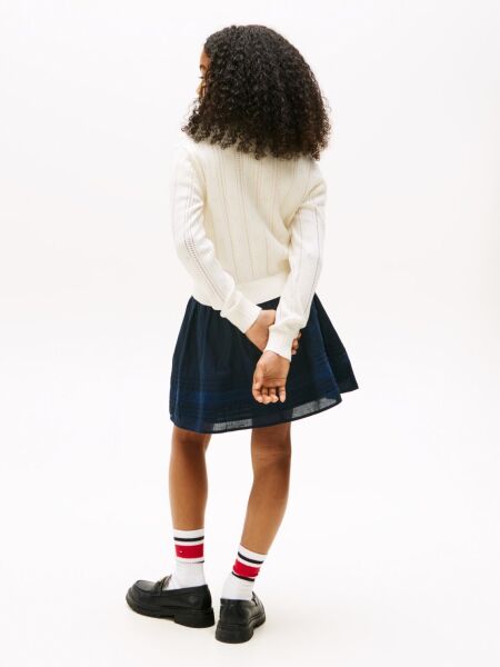 POINTELLE CARDIGAN LS