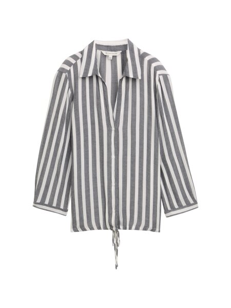 blouse striped with crinkle st