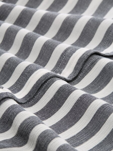 blouse striped with crinkle st