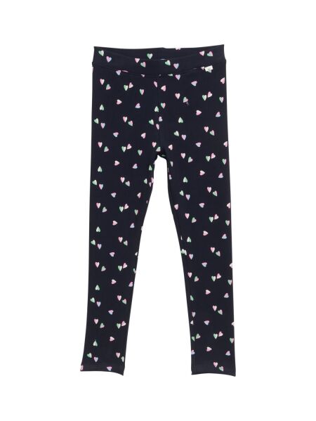 all over printed rib leggings