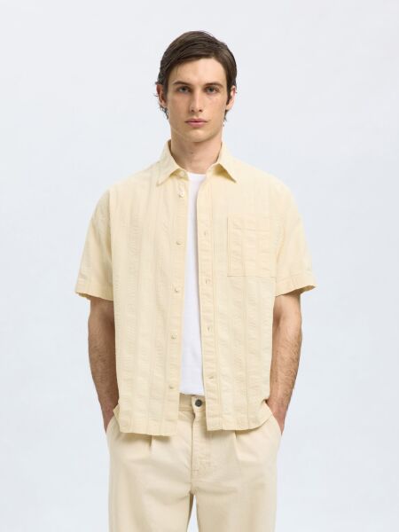 SLHRLXSILAS SEERSUCKER SS SHIRT