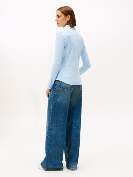 1985 SLIM PIQUE BTN DOWN LS