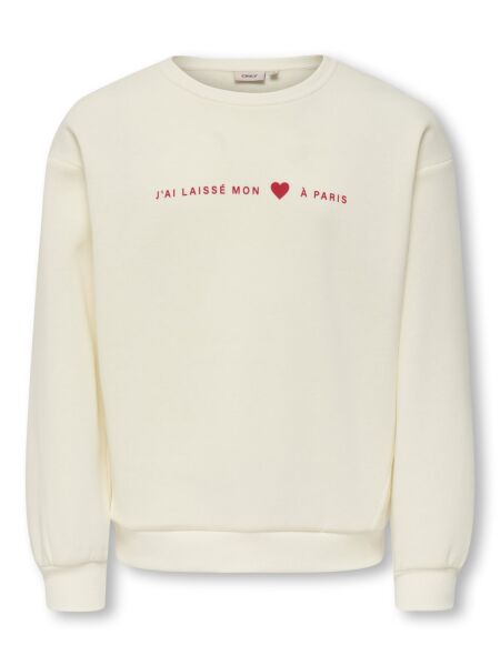 KOGMARISA L/S O-NECK LOOSE PRINTED