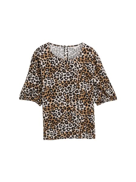 viscose blouse with puff sleev