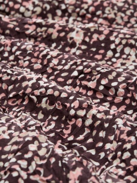 T-shirt crincle alloverprinted