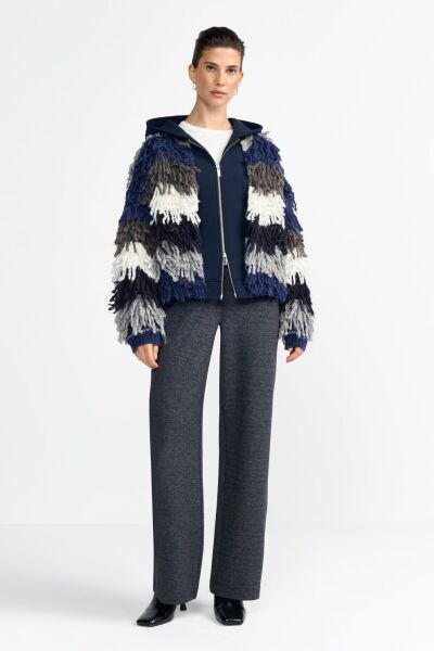 Shaggy Open Edge Cardigan