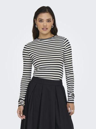 ONLMAI STRIPE L/S TOP JRS NOOS