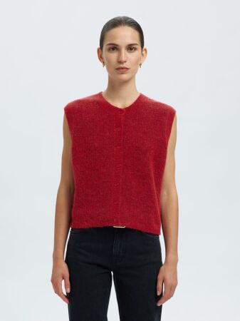SLFLULU SL BUTTON O-NECK VEST NOOS