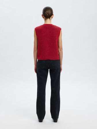 SLFLULU SL BUTTON O-NECK VEST NOOS