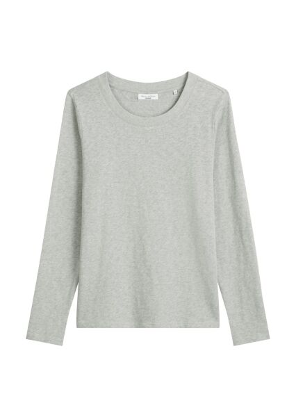 T-Shirt, LSL, High Crewneck, Slub