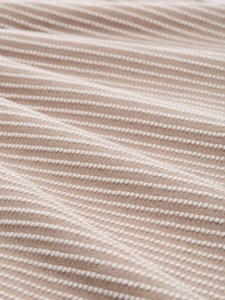 knit pullover with bubble stru