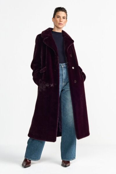 Long Faux Fur Coat
