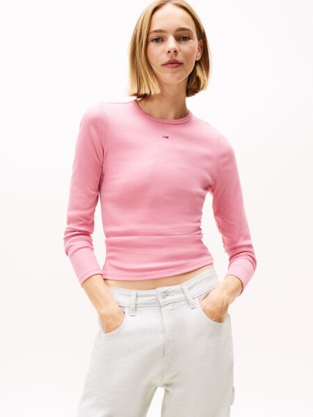 TJW SLIM ESSENTIAL RIB LS