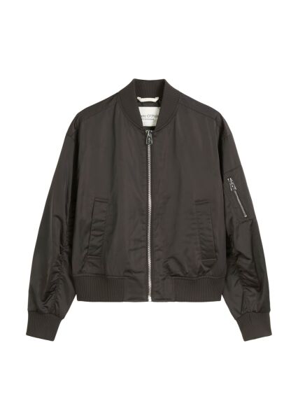 Blouson, knitted details, welt pock
