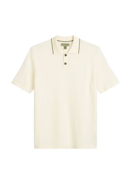 Polo Shirt, knitted with contrast t