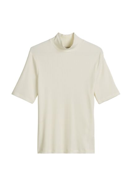 T-shirt, short sleeve, high neck