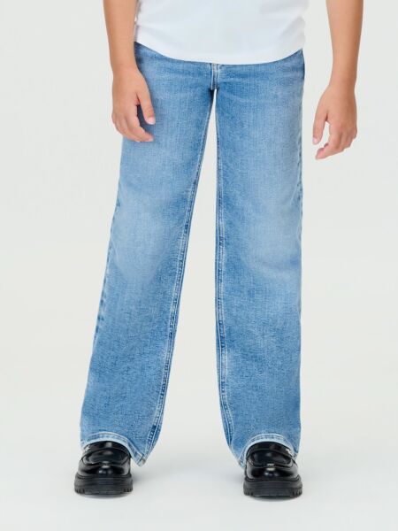 HR WIDE LEG OCEAN BLUE DENIM