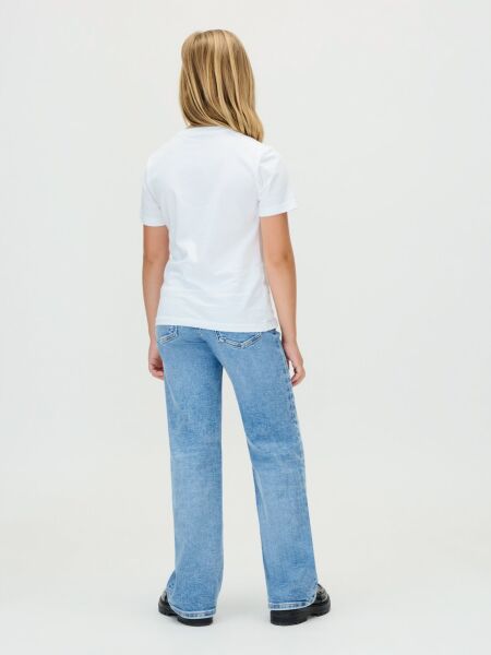 HR WIDE LEG OCEAN BLUE DENIM