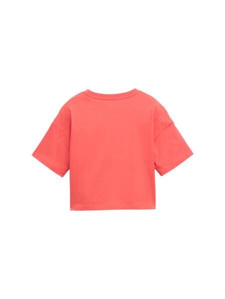 cropped printed t-shirt