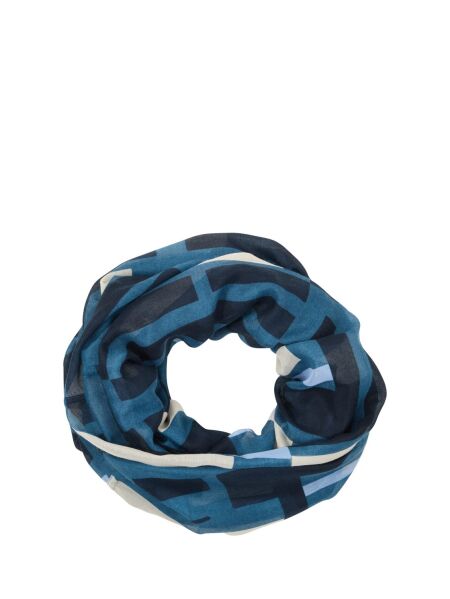 printed loop scarf