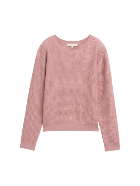 structured knit pullover