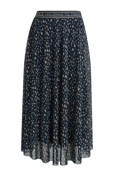 PRINTED MESH SKIRT