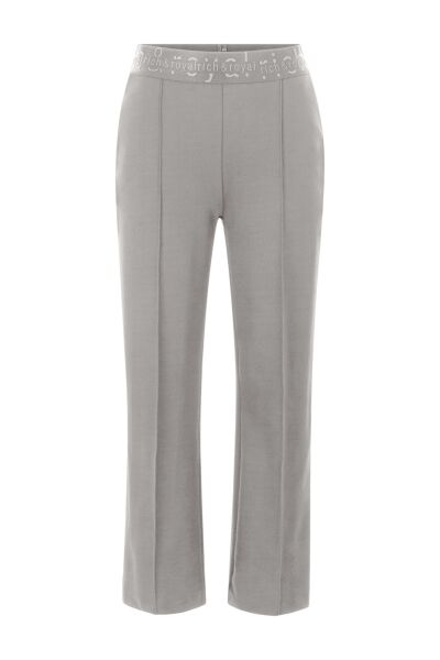Wide Pants With Elastic Tape