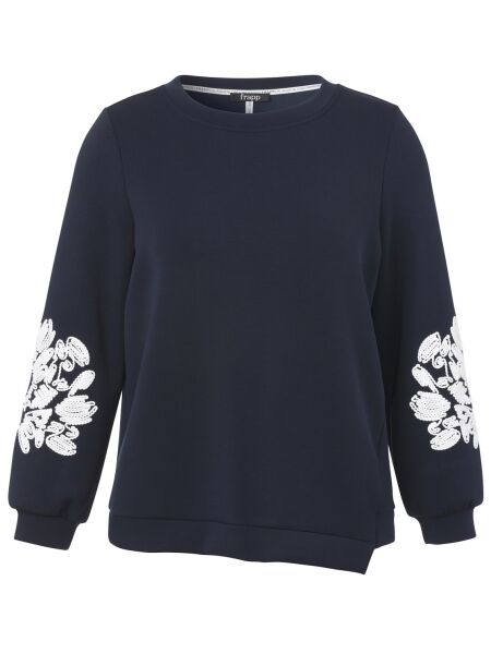 Sweatshirt Rundhals 3/4 Arm