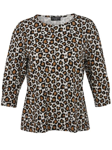 T-Shirt Rundhals 3/4 Arm Druck