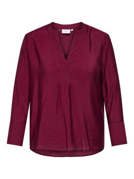 CARANJANA V-NECK LS TOP WVN