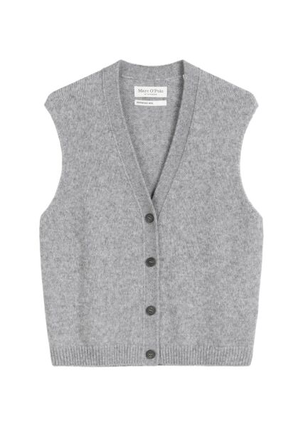 Vest, sleeveless, v-neck