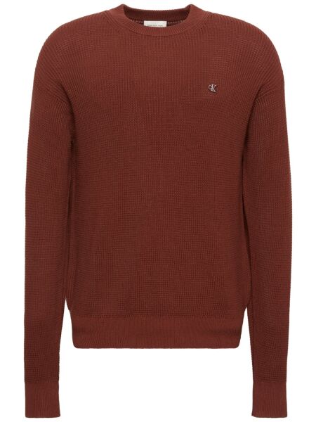 LS EZ COTTON WAFFLE CRWNK SWTR 9