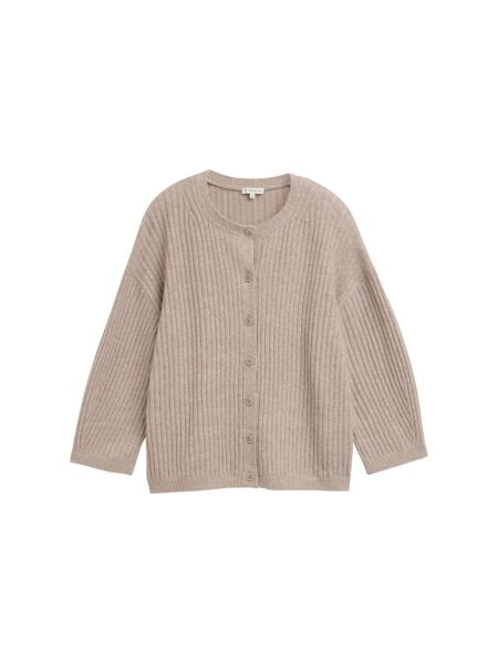 knit cosy rib cardigan