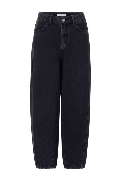 Overdyed Barrel Leg Denim