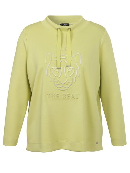 Sweatshirt Stehkragen 1/1 Arm