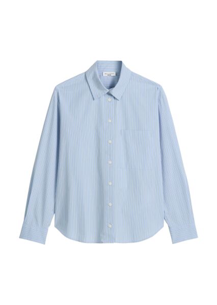 Woven Blouses, LSL, Y/D Stripe