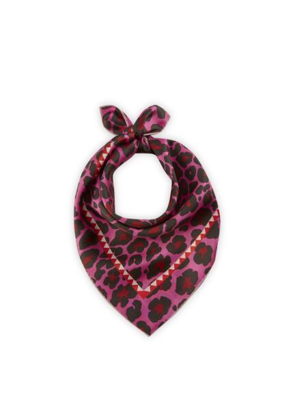 NICKI SILK LEO pink-53X53CM