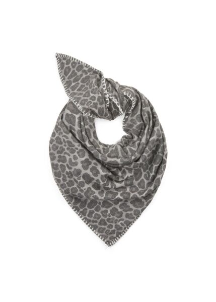 PRINTED TRIANGLE POLYESTER/VISCOSE
