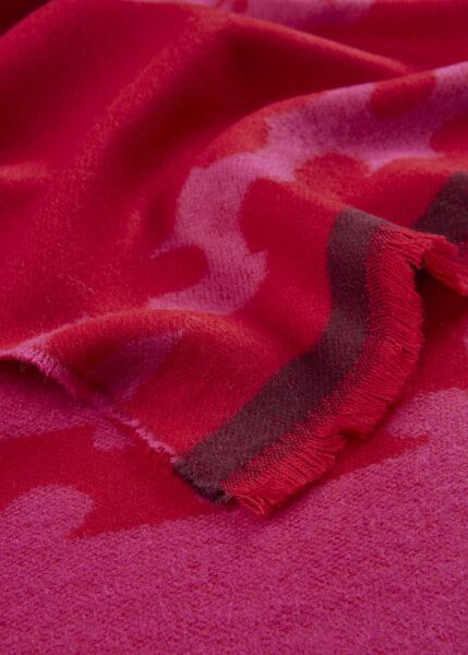 JACQUARD SCARF POLYACRYLIC LEOPARD