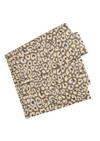 PRINTED SCARF POLYESTER/VISCOSE LEO