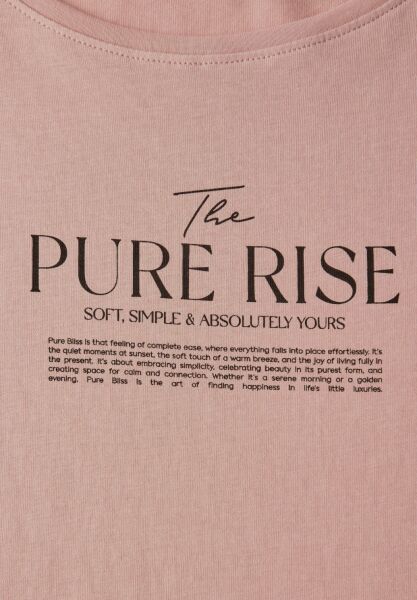 basic wording print shirt