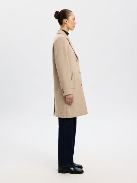 SLFSASJA WOOL BLEND COAT NOOS