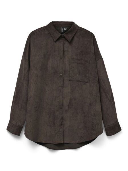 VMSANNE COURDEROY LS SHIRT WVN NOOS