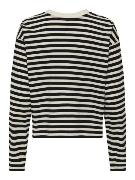 ONLLIVINA L/S O-NECK STRIPE TOP JRS