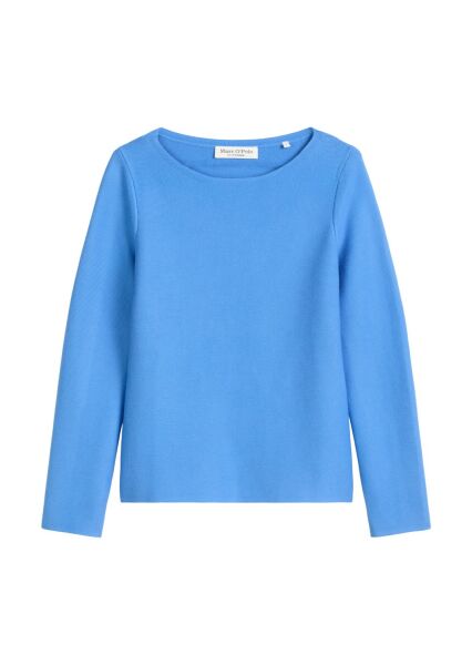 Pullover, longsleeve, boat neck