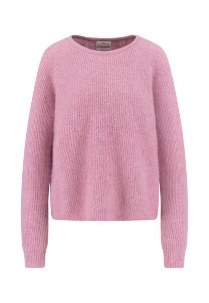PULLOVER O-NECK HAIRY YARN *RWS