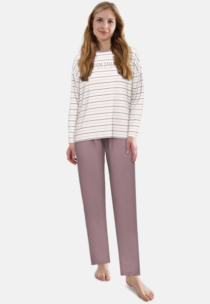 Pyjama, Rundhals, offen